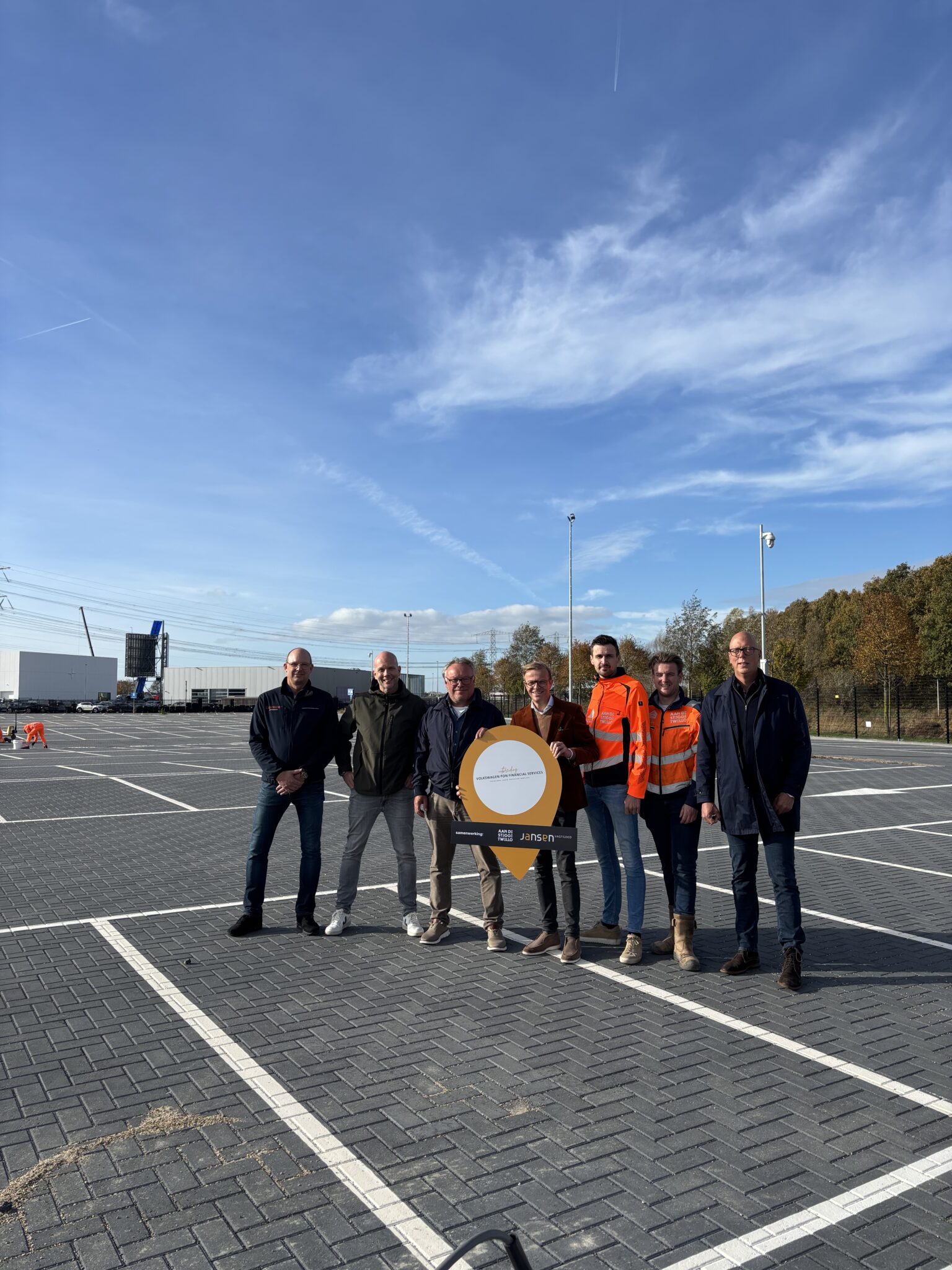 Oplevering van het nieuwe remarketing terrein voor VWPFS